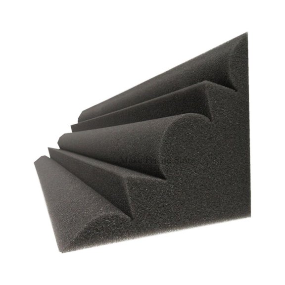 Matsuzay 4 Uds. De paneles insonorizados, cojín de cuña aislante, Protector de aislamiento acústico, esponja, absorción acústica, accesorio de Decoración del hogar Matsuzay HA067617-00B