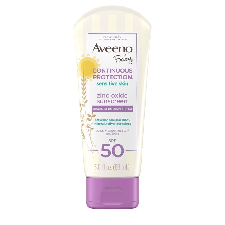 Aveeno Baby Mineral Sunscreen Lotion SPF 50, 3 fl oz photo 1