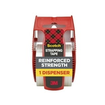 Scotch Reinforced Strength Strapping Tape, Clear, 1.88 in x 15 yd, 1 Roll