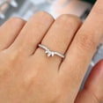 thumbnail image 6 of Spot Jewelry 1.9 Ct Oval Cut Diamond Engagement Rings - 14K White Gold Plated Rings - Wedding Diamond Jewelry for Women - Beautiful Cluster Diamond Special Occasion Rings - Party Wear Diamond Ring, 6 of 6