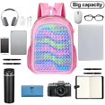 thumbnail image 4 of Pop School Backpack for Girls, Large Capacity Lightweight Schoolbag, 4 of 5