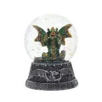 Dragon Crest 10018452 Green Dragon Water Globe Multicolor