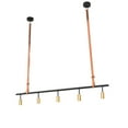 thumbnail image 6 of Meyda Tiffany 217279 5 Light 71" Wide Suspension Linear Pendant - Brass, 6 of 6