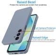 thumbnail image 4 of For Samsung Galaxy A16 5G Case, Liquid Silicone Phone Case for Galaxy A16 5G, Ebizware Shockproof Full-Body Protective Rugged Rubber Slim Cover with Microfiber Lining - Gray, 4 of 11