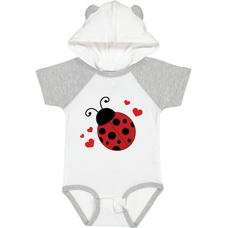 

Inktastic Lady Bug and Hearts Gift Baby Girl Bodysuit