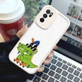 thumbnail image 3 of Agregue un toque de diversión: funda de teléfono plateada mate de doble capa con estampado gráfico caprichoso para iPhone 15 Pro Max 14 13 12 Pro 11, 3 of 4