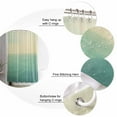 thumbnail image 5 of Extra Long Shower Curtain 72x96 Inch, Glowing Ocean Sky Shower Curtain Waterproof Bathroom Decor Vintage Horizon Landscape Fabric Bath Curtain Set Accessories with Hooks, 5 of 6