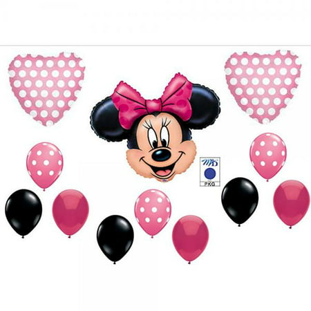 PINK MINNIE  MOUSE  BIRTHDAY  PARTY  Balloons Decorations  