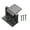 Gray, variant on Geemin Privacy Door Latches Gate Lock Reinforcer Heavy Duty Aluminum Door Bolt Latches set for Garden Barn Garage Bathroom Window