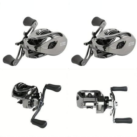 LUOPLNG Ideal for freshwater and saltwater fishing this high-performance AT Series baitcasting reel offers a smooth 5+1 ball bearing system an impressive 18lb max drag and a 7.2:1 gear
