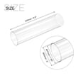 thumbnail image 2 of Plástico Tubería Rígido Policarbonato Redondo Tubo Transparente 1.85"(47mm) ID 2"(50mm) OD 9.6" (245mm) Alto Impacto para Iluminación, Maquetas, Agua Plomería, 2 of 7