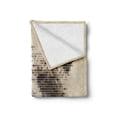 thumbnail image 2 of Bear Soft Flannel Fleece Blanket, Wild Animal Head with Hexagonal Dots Blurry Looking Portrait Vintage Geometric Modern, Cozy Plush for Indoor and Outdoor Use, 50" x 60", Tan Brown, by Ambesonne, 2 of 6