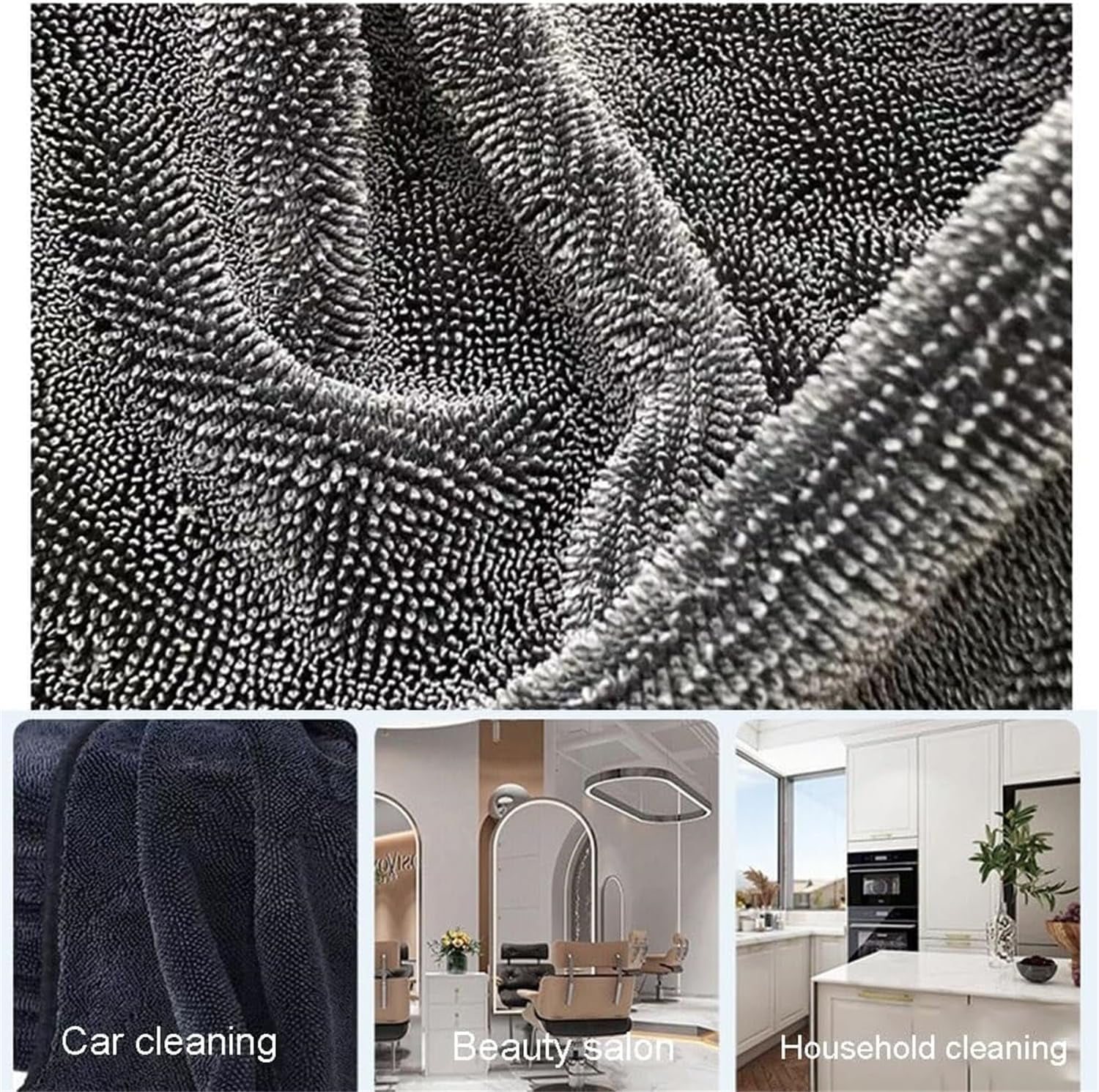 ShinyWipes Shower Cleaning Cloths, Shinys Bath Drying Towel,Reusable Absorbent Cubicles Cloth for Bathroom XXL 5PCS