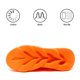 thumbnail image 3 of Zapatillas para correr XKOWUO para hombre naranja talla 11, 3 of 5