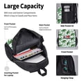 thumbnail image 4 of Easygdp Cartoon Turtle Mochila para Niños y Niñas con Set de Caja de Almuerzo y Estuche para Lápices 3 en 1, Mochila Escolar Estampada para Adolescentes, 4 of 7