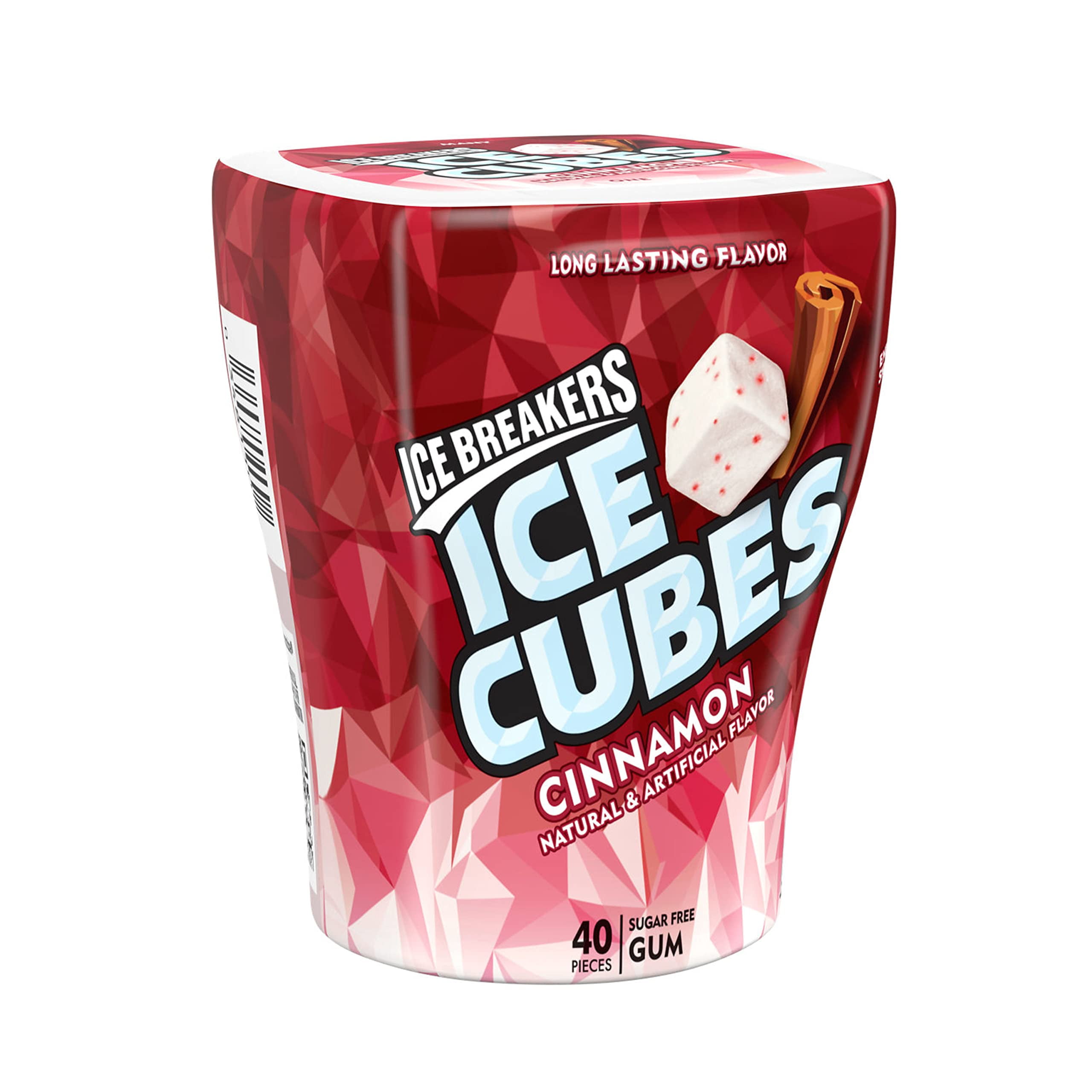 Product Of Ice Breakers Ice Cubes, Gum Cinnamon - Bottle, Count 4 (40Pcs) - Gum / Grab Varieties & Flavors