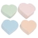 thumbnail image 5 of 4 esponjas de maquillaje suaves con forma de corazón para usar en húmedo y seco, para polvos, rubor, base y difuminado., 5 of 14