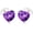 02-amethyst-Feb, variant on Birthstone Nurse Earrings 925 Sterling Silver Doctor Medical Studs Earring Graduation Nurse Hat Jewelry Gifts for New Nurse Doctor Student