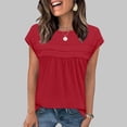 thumbnail image 2 of Hrsba Womens Summer Tops,Solid Color V Neck Long Sleeve Soft Linen Cardigan Summer Ladies Casual Daily Breathable Comfy Blouse Tops, 2 of 5