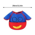 thumbnail image 2 of Xihbxyly Babero Antimanchas Sprout Baby, Diseño de Manga Larga con Recogedor de Comida, Tejido de Poliéster Fácil de Limpiar, Ideal para Comer y Actividades Al Aire Libre, Lavable a Máquina, Talla Ún, 2 of 4
