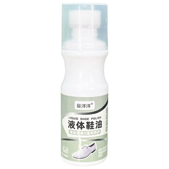 RKSTN Détergent à Chaussures 100ml Liquide Huile à Chaussures Cuir Entretien Huile Incolore Usage Général Liquide Huile à Chaussures Vêtements Nettoyage Cire à Chaussures