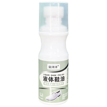Clearance Items100ml Colorless Leather Shoe Oil | Shoe Polish & Conditioner | Lanolin & Carnauba Wax | For Shoes Boots Jackets & More | Includes Sponge Applicator Household Cleaners FAJHHA