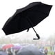 thumbnail image 2 of plegable compacto de lluvia fuerte portátil con ventilador de Negro Jinwen sombrilla grande, 2 of 6