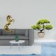 thumbnail image 2 of Estatua del caballo,Estatua de caballo de pie hecha a mano de resina de cafetería,Árbol bonsái artificial,Árbol bonsái artificial para decoración de escritorio de interior y hogar,Árbol, 2 of 8