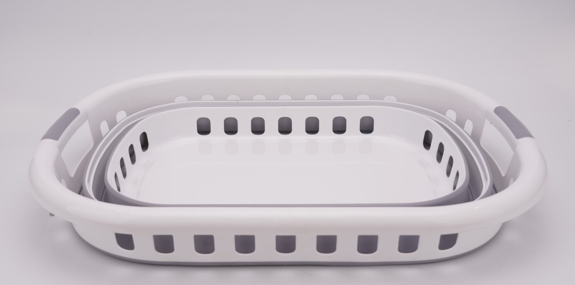 42L ( 11 Gallons)Collapsible Plastic Laundry Basket - Foldable Pop-Up Storage Hamper