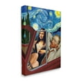 thumbnail image 3 of Stupell Industries Van Gogh & Mona Lisa Driving Starry Night Sky Canvas Wall Art, 24 x 30, Design by Jeremiah Ketner, 3 of 5