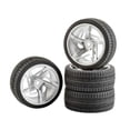 thumbnail image 4 of 8 Uds neumáticos de goma para 144001 124018 124019 accesorio de bricolaje para coche todoterreno Hugo ruedas y neumáticos rc, 4 of 5