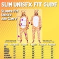 thumbnail image 2 of FUNZIEZ! - Giraffe Slim Fit Adult Unisex Novelty Union Suit Costume for Halloween - X Small, 2 of 2
