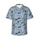 thumbnail image 1 of Fotbe Dolphins Camisa Hawaiana para Hombre Unisex – Camisa Casual de Verano con Botones de Manga Corta de Algodón y Lino,Large, 1 of 7