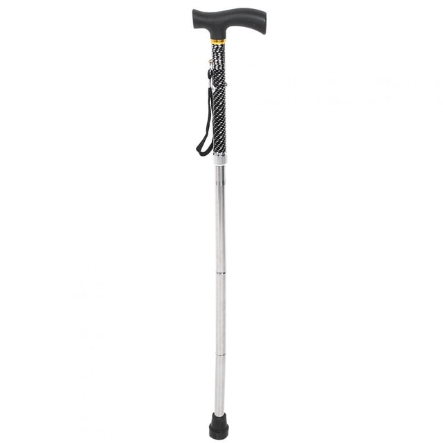 Béquille Réglable en Hauteur, Canne de Marche Réglable en Hauteur Pliable pour Randonnée Randonnée Haute Précision
