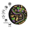 thumbnail image 5 of Junzan Mardi Gras3 Tire Cover Wheel Protector For Truck Suv Trailer Camping Rv Tire Covers-17 Inch, 5 of 9