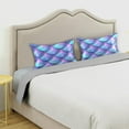 thumbnail image 3 of Coolnut Beautiful Mermaid Scales Pillowcase for Hair and Skin Silk Pillowcase Standard Size 20 ×26Inn, Soft and Breathable Slippery Satin Pillowcase Covers for Sleep Decor Giftsation 434, 3 of 7