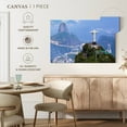thumbnail image 5 of Elephant Stock Iconic Christ The Redeemer Wall Art - Horizontal Canvas Wall Art - Living Room Wall Decor - Places Canvas - Blue And Green Decor - 51" x 34", 5 of 8
