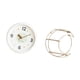 thumbnail image 5 of Reloj de pared,Reloj de pared decorativo,moderno y elegante.,Reloj de pared redondo silencioso y sin tictac,regalo,Estante de almacenamiento de pared,Estantería colgante de pared de metal de 3, 5 of 8