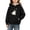 Black, variant on DJDLJWCJ Big Girls Halloween Hoodie Loose Fit Long Sleeve Pullover Stretch Soft Casual Tops Black Size 7