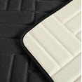 thumbnail image 3 of 1 Piece Rectangular Color Variant Memory Foam Bathroom Rug Set Non-Slip PVC Backing, 3 of 5
