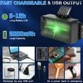 thumbnail image 6 of LED Headlamp USB Rechargeable, Head Lamp XHP70 Super Bright 90000 High Lumen with 5 Modes, Batteries Included, Zoomable, Waterproof Headlight for Camping Hunting Running Fishing Biking, 6 of 14