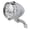 Silver, variant on Style Rechargeable LED Headlight Classic Front Lamp For Night Cycling Trips And Safe Visibility With Universal Mount