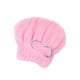 thumbnail image 1 of Advancent Gorro de ducha absorbente de agua, gorro de baño de microfibra grueso, decoración con lazo, envolturas suaves, accesorio de toalla para el Juegos de accesorios de baño Rosado Advancent HA067519-01, 1 of 6