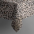 thumbnail image 5 of Black and Tan Leopard Print Square Tablecloth,Waterproof Square Table Cover,Wipeable Spillproof Washable Table Cover for Home Kitchen Party Decor 52"x52"(132x132cm), 5 of 6