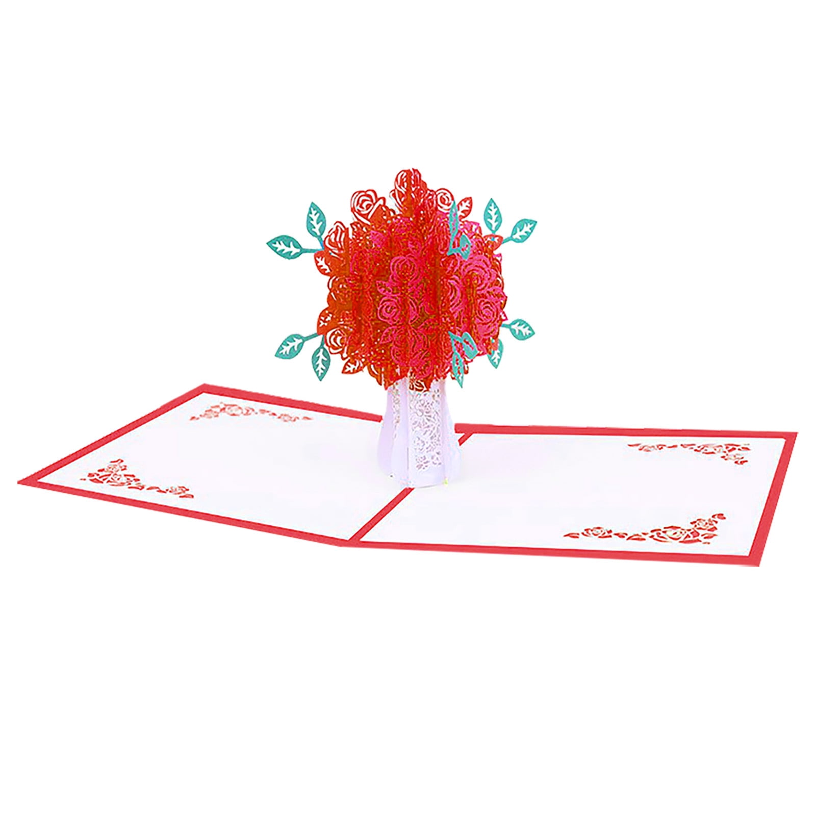 3D Pop Up Invitation Greeting Card Happy Valentine Anniversary Birthday 32 Style 