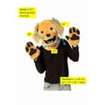 thumbnail image 7 of Imposta Costumes Brown Dog Head Mask & Paws Halloween Costume, Brown, Adult One Size, 30046-OS, 7 of 7