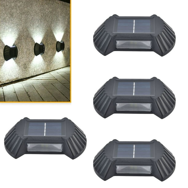 Solar 4 Juegos De Luz De Colector Solar, Impermeable, Multifuncional, LED, Colector Solar, Para Patio, Jardín, Entrada Al Aire Libre
