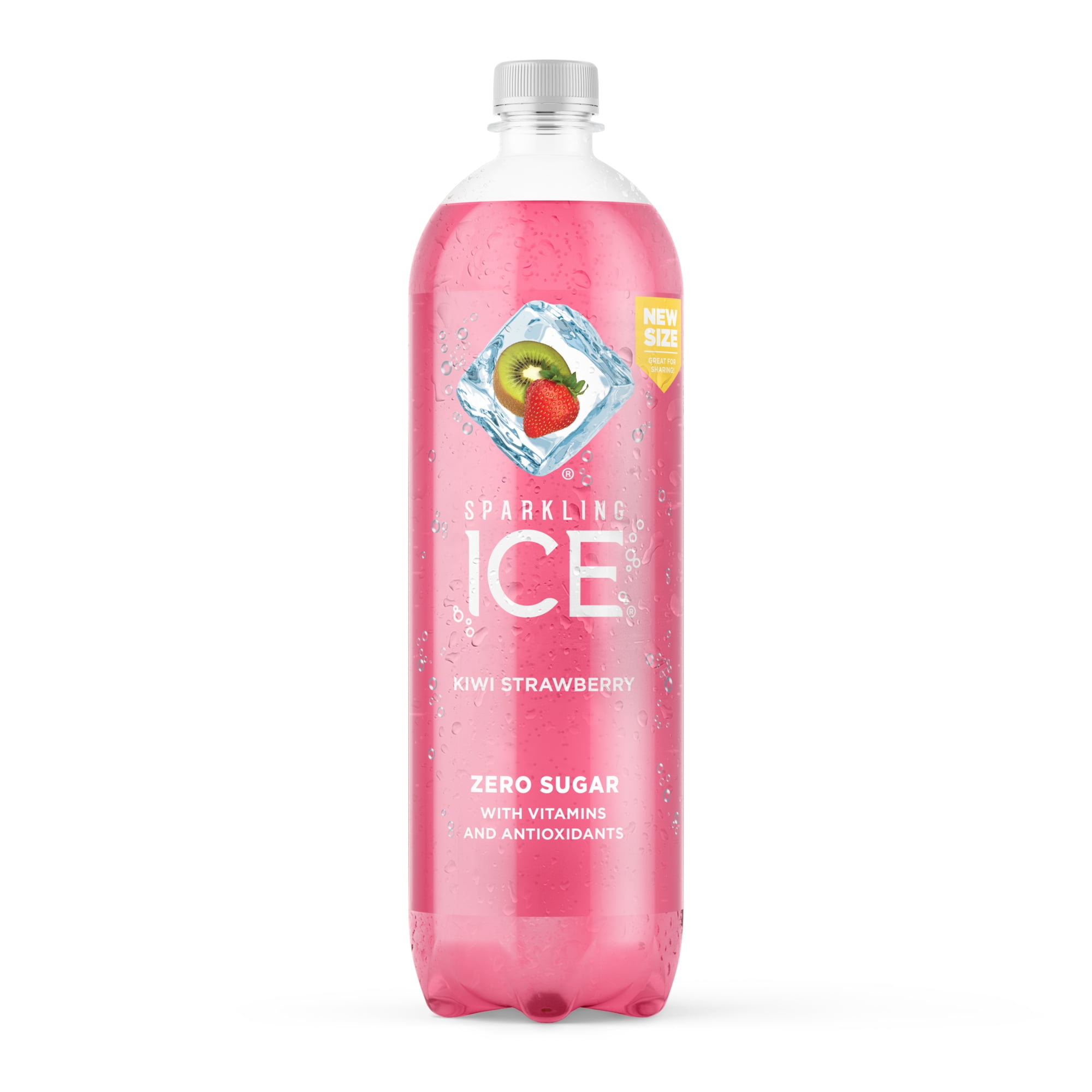 Sparkling Ice Zero Sugar Flavored Sparkling Water, Kiwi Strawberry 1L