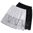 thumbnail image 2 of 2 piezas de falda interior de moda, falda inferior, falda de extensión para camisa de barrido para mujeres y niñas, 2 of 5