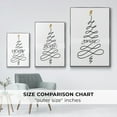 thumbnail image 4 of Christmas Tree III - Framed Gallery Wrapped Holiday Canvas - 27 x 41 - Silver Frame, 4 of 8